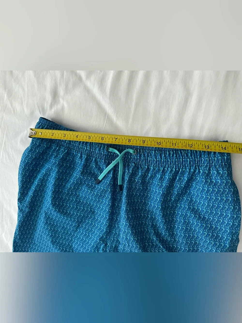 vineyard vines Big Boys' Chappy Swim Trunks, XL Seahorse pattern